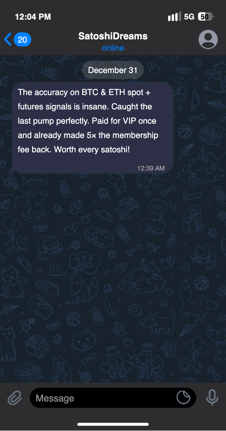 Telegram Testimonial 3